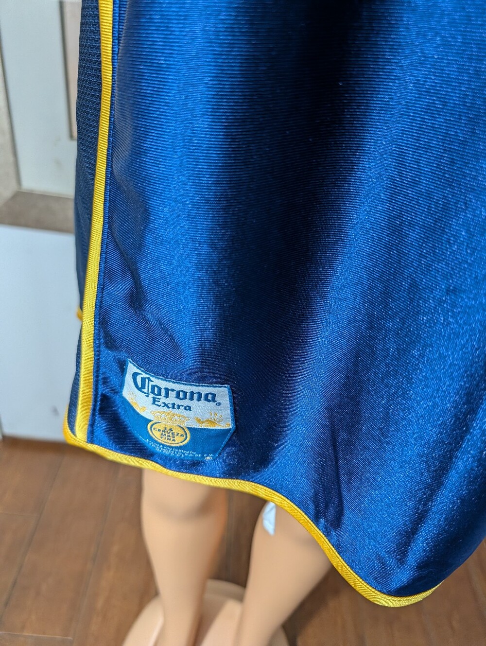 Calhoun Sportswear Corona Men's Blue and Yellow Soccer Jersey Size L - Picture 3 of 7